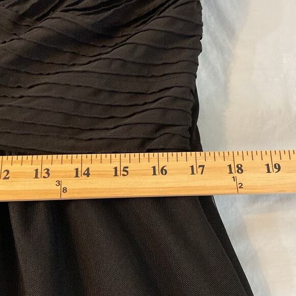 Signature by Robbie Bee Black Soutache Dress Size 16 - Picture 6 of 9